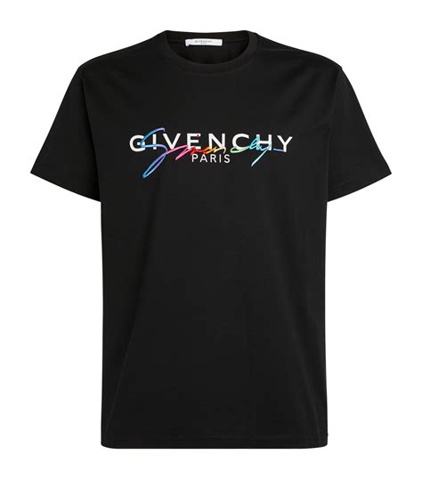 givenchy black flag shirt|Givenchy t shirt men price.